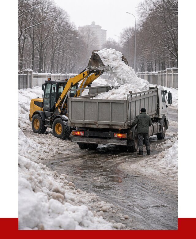 Вывоз снега с погрузкой в Шелехове от 3750 р. ПРОНЕРУДШлх