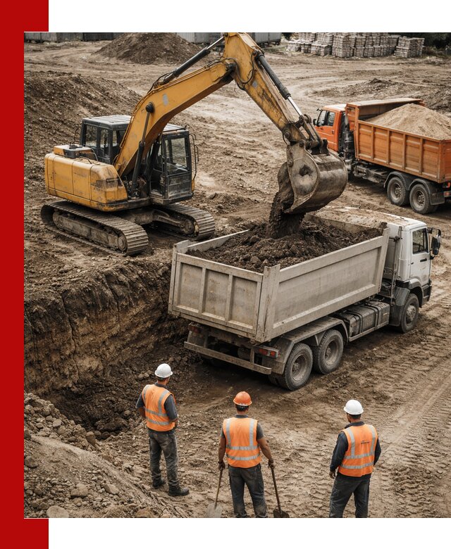 Разработка грунта для строительства и благоустройства в Шелехове