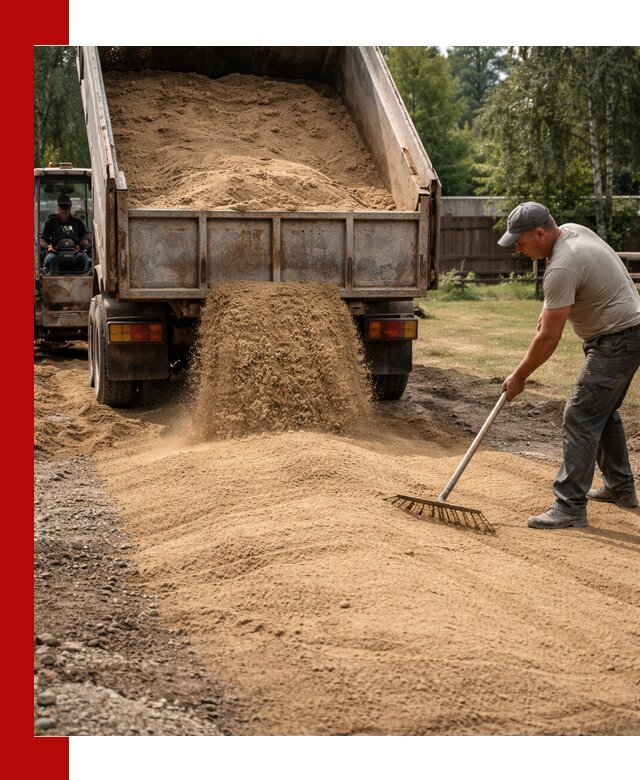 Отсыпка участка песком в Шелехове быстро и качественно