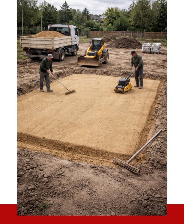 Устройство песчаной подушки в Шелехове от 4822 р. ПРОНЕРУДШлх