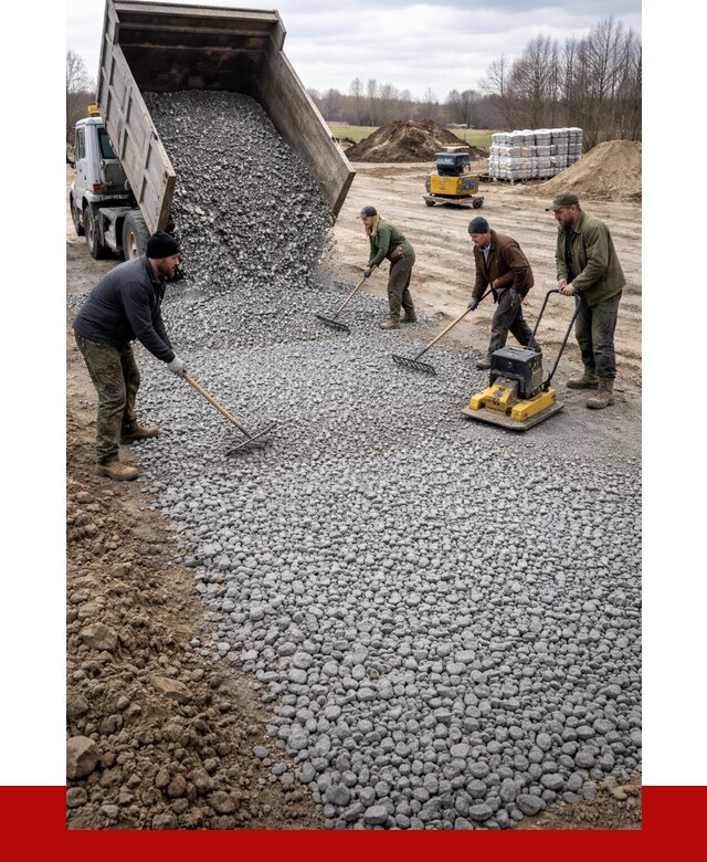 Устройство щебеночной подушки в Шелехове от 4822 р. ПРОНЕРУДШлх