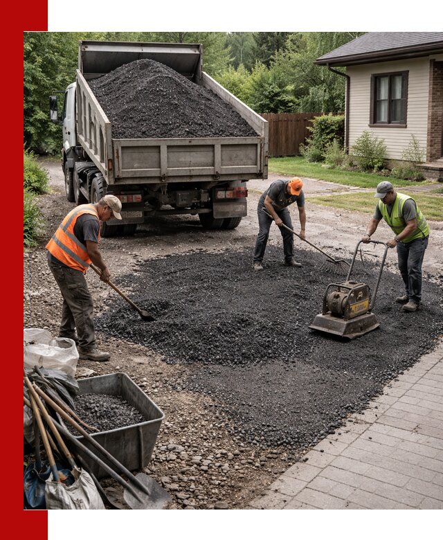Асфальтовая крошка для двора с доставкой в Шелехове